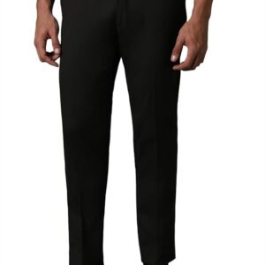 Louis Philippe Men Regular Fit Solid Superior Comfort with Extra Stretch Formal Trouser