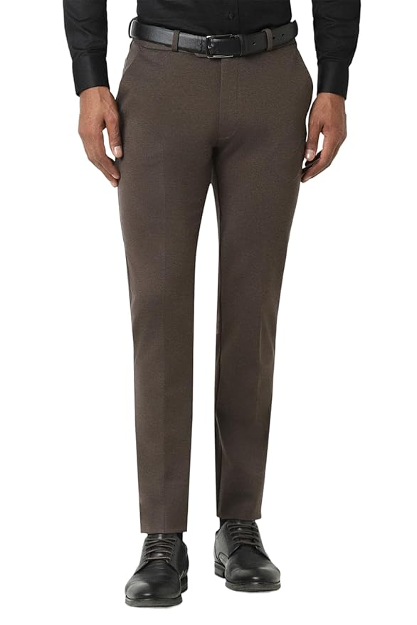 Peter England Men Regular Fit Pants