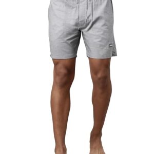 Levi's Style# 028 Plain Woven Boxer Shorts for Men with Side Pockets, Tag Free Comfort & Smartskin Technology