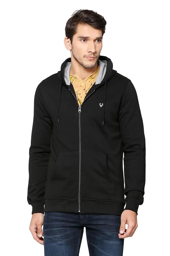 Allen Solly Men Cotton Hooded Sweatshirt