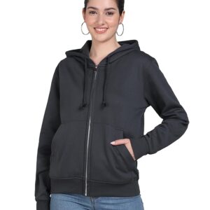 Alan Jones Clothing Women's Cotton Hooded Neck Sweatshirt