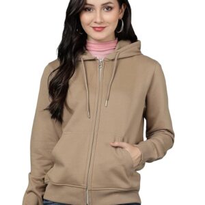 Alan Jones Clothing Women's Cotton Hooded Neck Sweatshirt