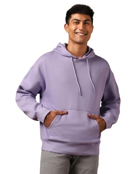 NOBERO Men Oversized Hoodies Cotton Fleece Long Sleeve Hooded Sweatshirts for Men