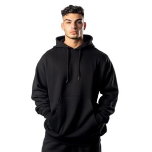 NOBERO Men Oversized Hoodies Cotton Fleece Long Sleeve Hooded Sweatshirts for Men