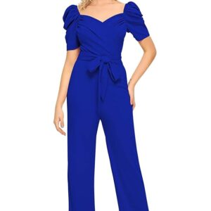 ILLI LONDON Women's Cocktail Maxi Jumpsuit (IL D-3840_Maroon_Medium)