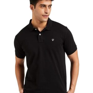 Allen Solly Men's Solid Regular Fit Polo