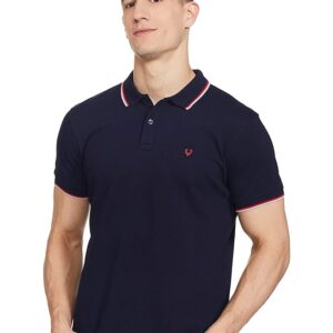 Allen Solly Men's Solid Regular Fit Polo