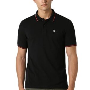 Van Heusen Men's Solid Polo T Shirt