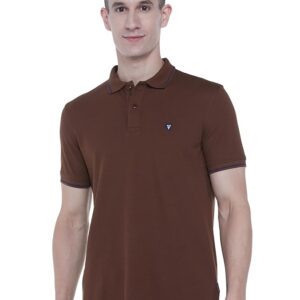 Van Heusen Men's Solid Polo T Shirt