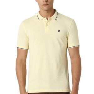 Van Heusen Men's Solid Polo T Shirt