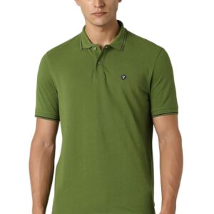 Van Heusen Men's Solid Polo T Shirt