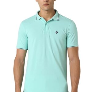 Van Heusen Men's Solid Polo T Shirt