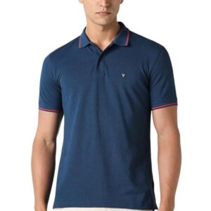 Van Heusen Men's Solid Polo T Shirt