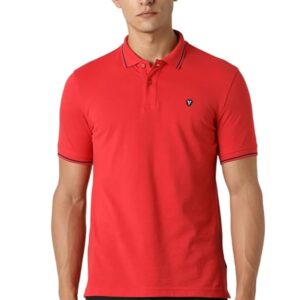 Van Heusen Men's Solid Polo T Shirt